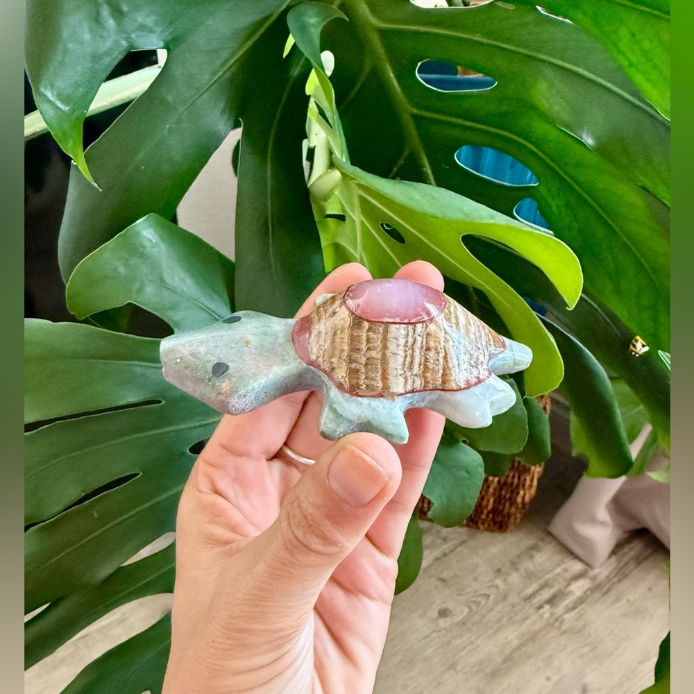 Stone Turtle Figurine - Picture 3 of 7
